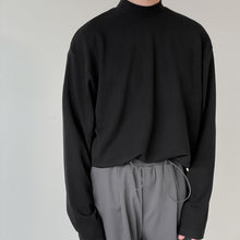 Load image into Gallery viewer, Half Turtleneck Bottoming Long Sleeve T-shirt