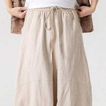 Load image into Gallery viewer, Linen Casual Lantern Wide-leg Pants