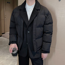 Load image into Gallery viewer, Winter Fake Two-piece Cotton Coat
