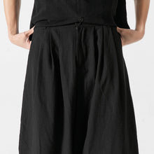 Load image into Gallery viewer, Summer Black Wide Leg Bloomers