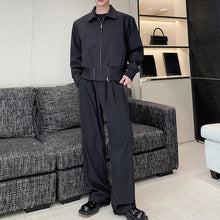 Load image into Gallery viewer, Zip-up Slim-fit Lapel Jacket