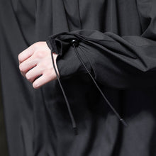 Load image into Gallery viewer, Drawstring Half Turtleneck Long Sleeve T-shirt