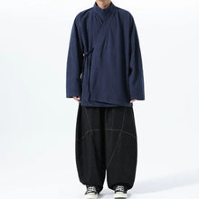 Load image into Gallery viewer, Loose Cotton Cross Front Side Tie Shirt