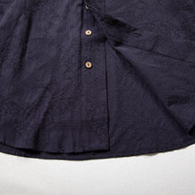 Load image into Gallery viewer, Cotton and Linen Jacquard Vintage Half Sleeve Shirt