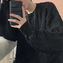 Load image into Gallery viewer, Hollow Pullover Loose Sweater