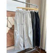 Load image into Gallery viewer, Elastic Drawstring Waist Loose Wide-leg Straight Cargo Pants