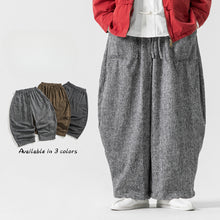 Load image into Gallery viewer, Retro Thick Woolen Loose Bloomers