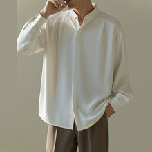 Load image into Gallery viewer, Vintage Casual Loose Stand-collar Button-down Shirt