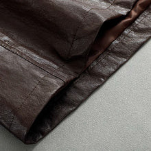 Load image into Gallery viewer, Japanese Retro PU Leather Windbreaker