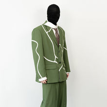 Load image into Gallery viewer, Cracked Patchwork Loose Casual Suit Jacket