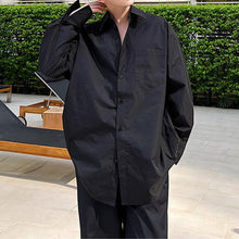 Load image into Gallery viewer, Double Collar Cutout Long Sleeve Shirt