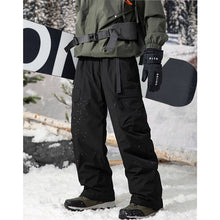Load image into Gallery viewer, Winter White Duck Down Softshell Waterproof Warm Ski Pants