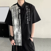 Load image into Gallery viewer, Tie-dyed Irregular Embroidered Shirt