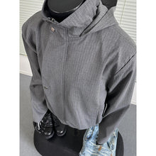 Load image into Gallery viewer, Cropped Vintage Hooded Blazer