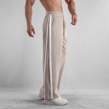 Load image into Gallery viewer, American Straight Striped Parallel Bar Sports Trousers