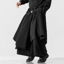 Load image into Gallery viewer, Fake Two Piece Loose Irregular Culottes Harem Pants