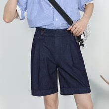 Load image into Gallery viewer, Vintage Neapolitan Pleated Casual Shorts
