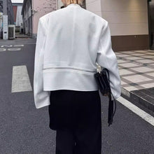 Load image into Gallery viewer, Retro Dark Stand-up Collar Zip-up Jacket