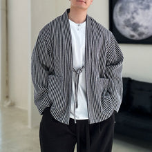 Load image into Gallery viewer, Striped Casual Vintage Loose Jacket