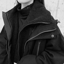 Load image into Gallery viewer, Fake Two-Piece Knee-Length Cotton Coat