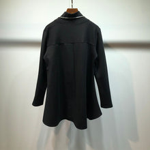 Load image into Gallery viewer, Loose Slit High Collar Slit Sweatshirt