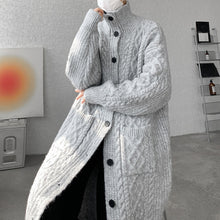 Load image into Gallery viewer, Retro Twist Loose Over-the-knee Windbreaker Jacket