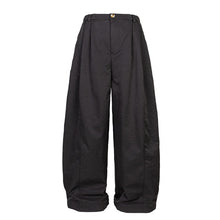 Load image into Gallery viewer, Japanese Loose-fitting Textured Wide-leg Pants