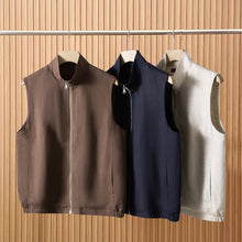 Load image into Gallery viewer, Lyocell-linen Vest Jacket