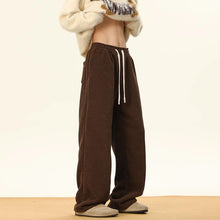 Load image into Gallery viewer, Thick Cotton Casual Corduroy Straight Wide-leg Pants