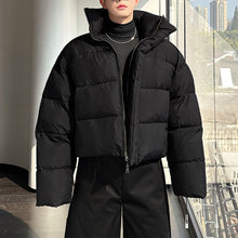 Load image into Gallery viewer, Outline Stand Collar Warm Bread Cotton Coat