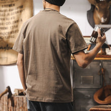 Load image into Gallery viewer, 250g Heavyweight Loose Fit Cotton Henley Shirt