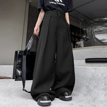 Load image into Gallery viewer, Loose Wide-leg Draped Straight-leg Suit Trousers