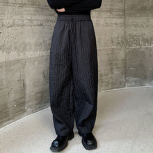 Load image into Gallery viewer, Winter Straight Wide Leg Elastic Waist Carrot Pants