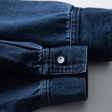 Load image into Gallery viewer, Fake Two-piece Plaid Patchwork Shirt