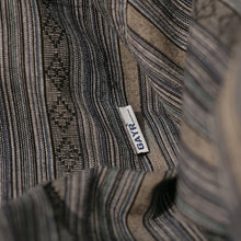 Load image into Gallery viewer, Striped Point Collar Cargo Loose Shirt