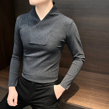 Load image into Gallery viewer, V-neck Slim Fit Bottoming Shirt