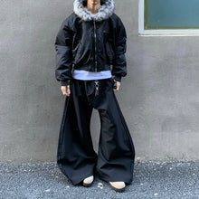 Load image into Gallery viewer, Vintage Faux Fur Collar Hooded Short Jacket