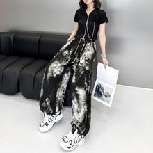 Load image into Gallery viewer, Tie-dyed Loose Ice Silk Casual Bloomers