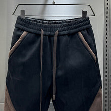 Load image into Gallery viewer, Colorblock Fleece Casual Stretch Harem Pants