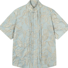 Load image into Gallery viewer, Summer Brocade Jacquard Shirt

