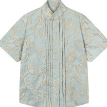 Load image into Gallery viewer, Summer Brocade Jacquard Shirt