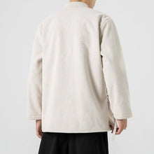 Load image into Gallery viewer, Thickened Diagonal-front Loose-fitting Belted Jacket