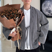 Load image into Gallery viewer, Striped Casual Vintage Loose Jacket