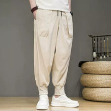 Load image into Gallery viewer, Ice Silk Flowy Loose-fitting Casual Pants
