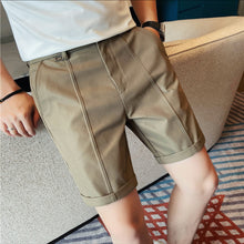 Load image into Gallery viewer, Semi Elastic Waist Casual Shorts
