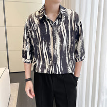 Load image into Gallery viewer, Tie Dye Short Sleeve Casual Shirt