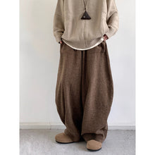 Load image into Gallery viewer, Retro Thick Woolen Loose Bloomers