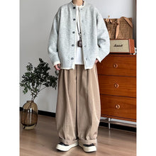 Load image into Gallery viewer, Japanese Faux Two-piece Loose Casual Knit Cardigan