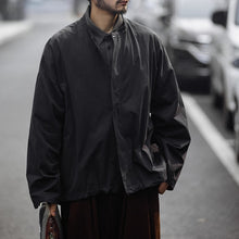 Load image into Gallery viewer, Retro Japanese Style Stand-up Collar Zip-up Jacket