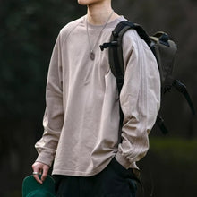 Load image into Gallery viewer, Loose Washed Crew Neck Casual Sweatshirt